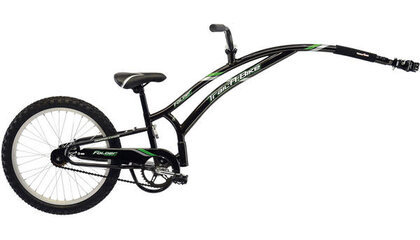 Adams Trail A Bikes Compact Folder Child Trailer: Black