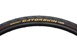 Continental Gatorskin Tire - 700 x 25, Clincher, Wire, Black, PolyX Breaker