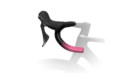 FIZIK Vento Microtex Tacky Black/Pink Bar Tape , 2 mm