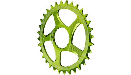 Race Face Narrow Wide Chainring: Direct Mount Clinch - 32T, 9-12sp, Green