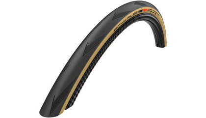 Schwalbe Pro One TT Tire - 700 x 25, Tubeless, Folding, Black/Tan, Evolution Line, Addix Race