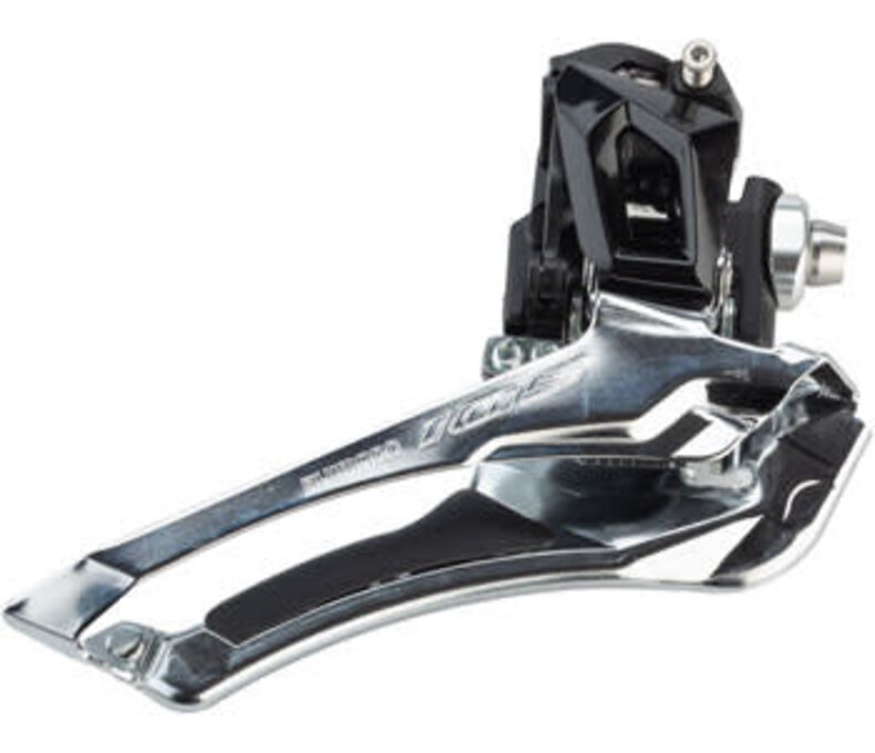 Shimano 105 FD-R7000-L 11-Speed Braze-On Down-Swing Front Derailleur, Black