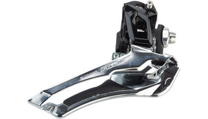 Shimano 105 FD-R7000-L 11-Speed Braze-On Down-Swing Front Derailleur, Black