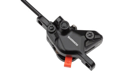 Shimano Deore BL-M4100/BR-MT410 Disc Brake and Lever - Rear, Hydraulic, Resin Pads, Gray