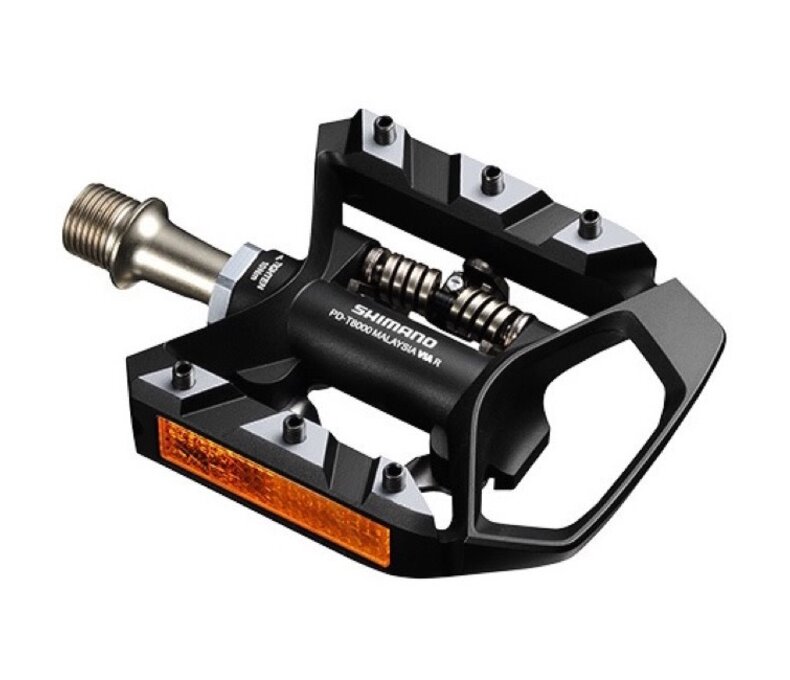 Shimano Deore PD-T8000 XT Pedals - SPD w/ Reflector, Cleat(SM-SH56)