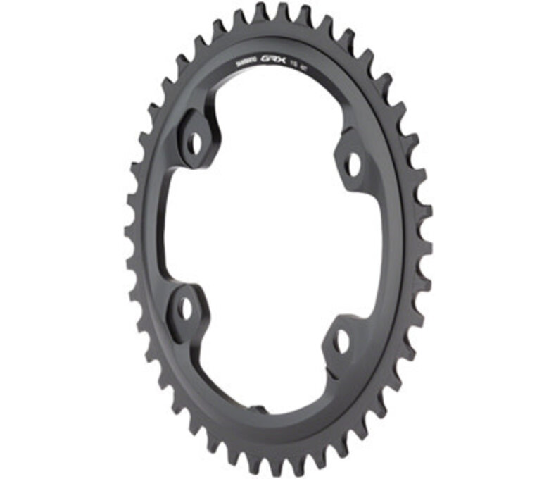 Shimano GRX RX810 Chainring - 42t, 110 BCD, 4-Bolt, 11-Speed, Black
