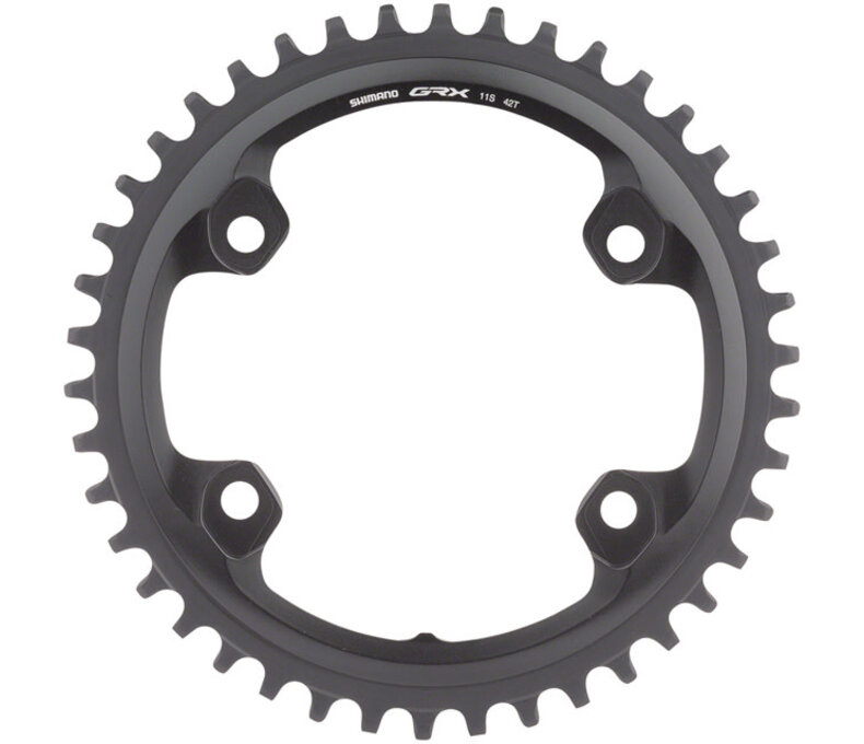 Shimano GRX RX810 Chainring - 42t, 110 BCD, 4-Bolt, 11-Speed, Black