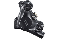 Shimano Ultegra BR-8170 Hydraulic Disc Brake Caliper - Front, Flat Mount, For 140/160mm Rotor, Finned Resin Brake Pads
