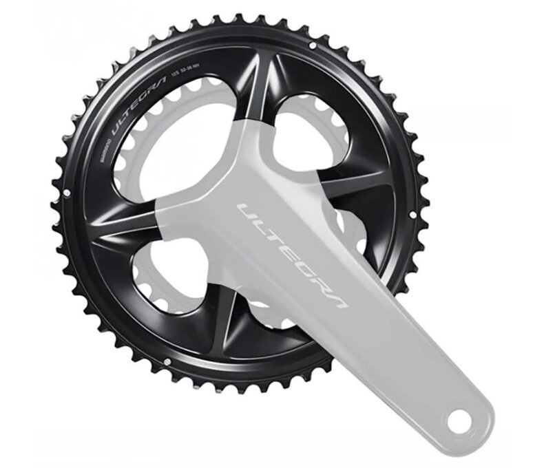 Shimano Ultegra FC-R8100 12-Speed Chainring - 52t, Asymmetric 110 BCD, Black, NH