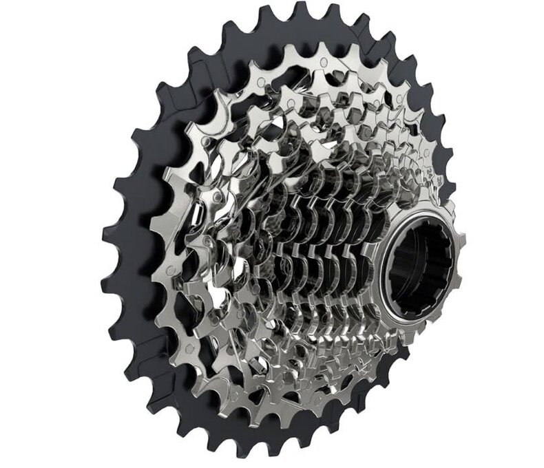 SRAM Force AXS XG-1270 Cassette - 12-Speed, 10-33t, Silver, For XDR Driver Body, D1