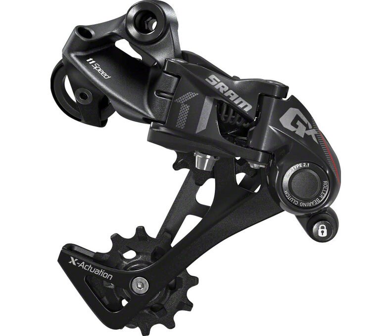 SRAM GX Rear Derailleur - 11 Speed, Long Cage, Red, 1x, With Clutch