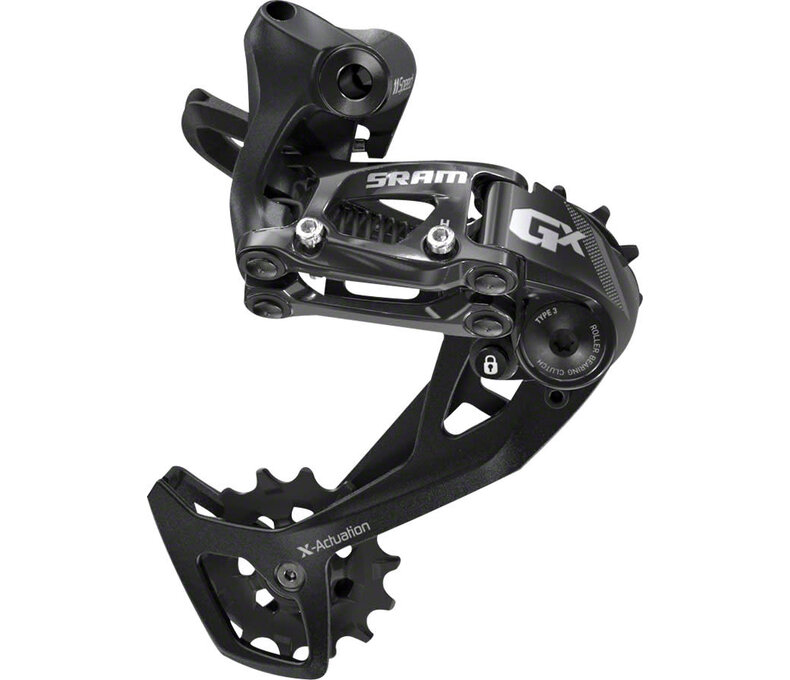 SRAM GX Rear Derailleur - 11 Speed, Medium Cage, Black, 2x, With Clutch