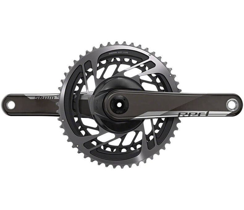 Sram Red AXS Crankset - 170mm 12-Speed 46/33T Direct Mount DUB Spindle Interface Natural Carbon D1