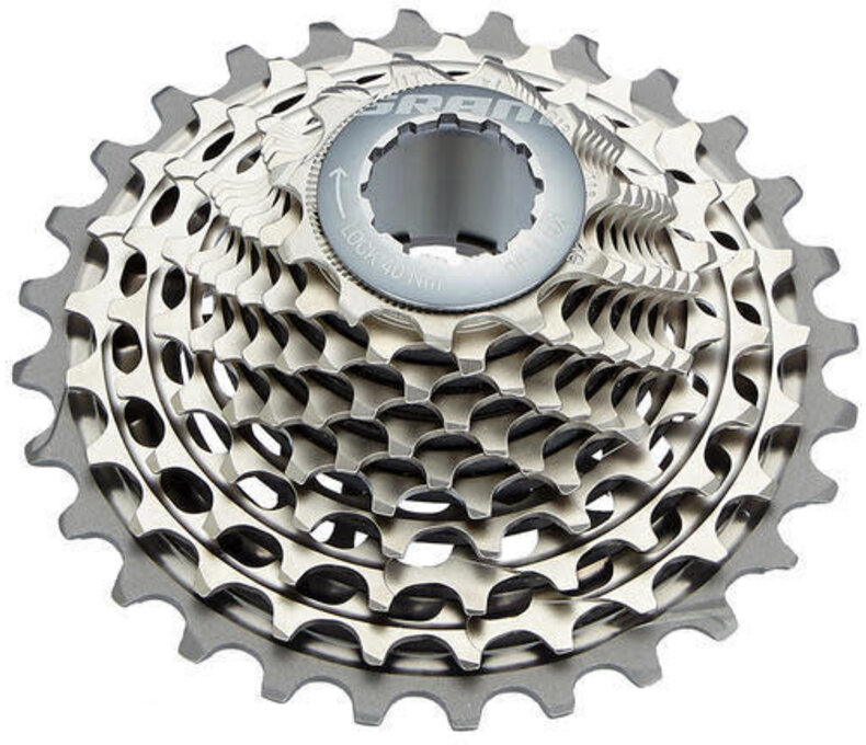 SRAM RED XG-1190 Cassette - 11 Speed, 11-32t, Silver, A2