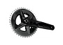 Sram Rival AXS DUB Wide D1 Double Crankset - 12-Speed, 160mm x 43/30t (Black)