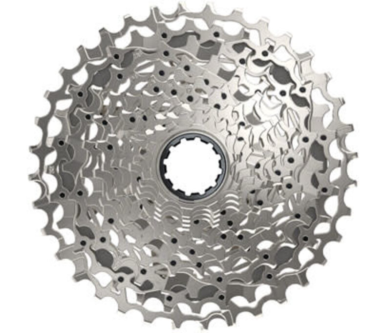 SRAM Rival AXS XG-1250 Cassette - 12-Speed, 10-36t, Silver, For XDR Driver Body, D1