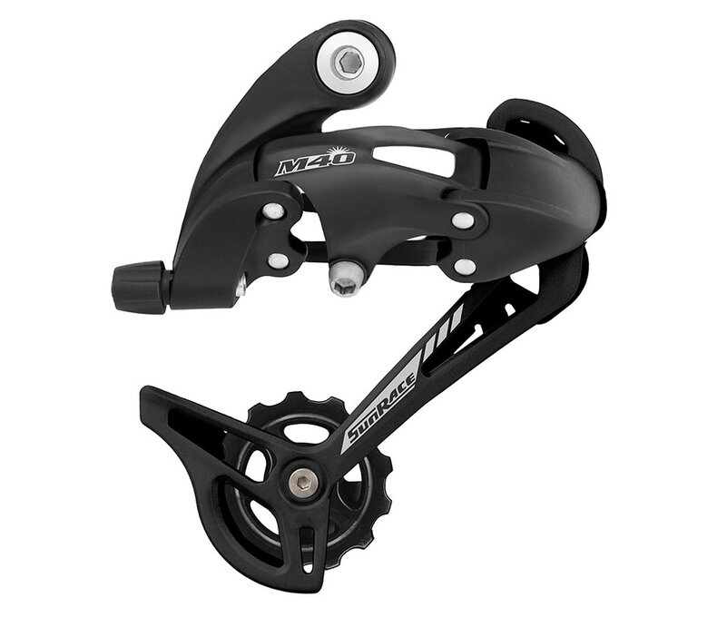 Sun Race RD-M41 Rear Derailleur - SGS 7/8s, Black