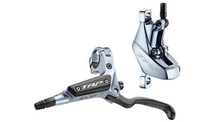 TRP DH-R EVO HD-M845 Disc Brake and Lever - Rear, Hydraulic, Post Mount, Silver