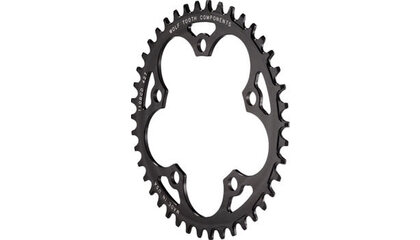 Wolf Tooth 110 BCD Cyclocross and Road Chainring - 42t, 110 BCD, 5-Bolt, Drop-Stop, Black