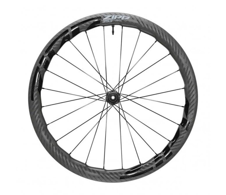 Zipp 353 NSW Carbon Tubeless Disc Brake Center Locking 700c Front 24Spokes 12x100mm Standard Graphic A1