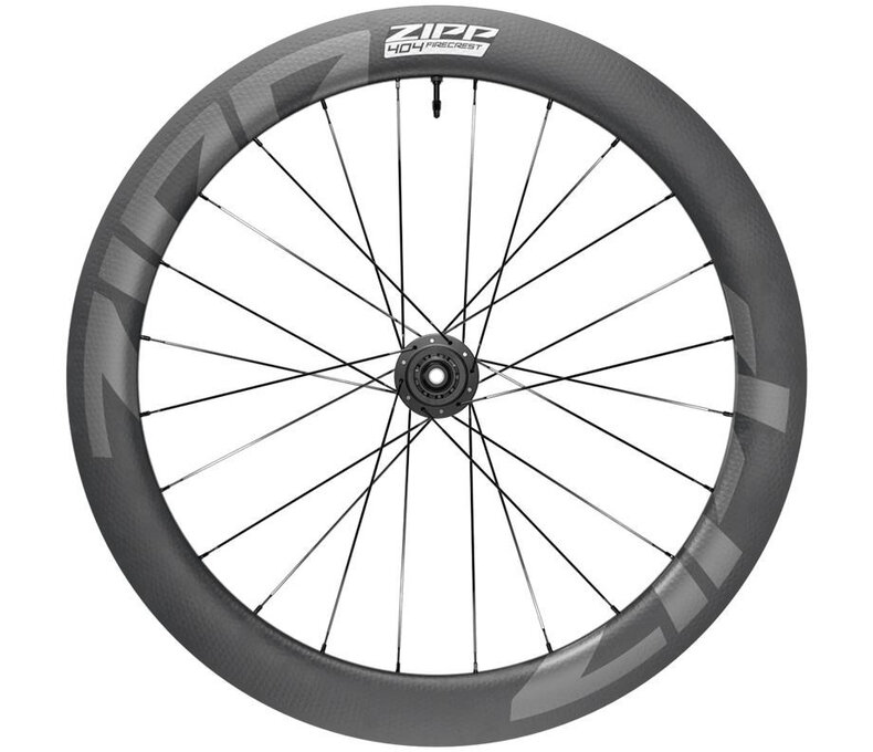 Zipp 404 Firecrest Carbon Tubeless Disc Brake Center Locking 700c Front 24Spokes 12x100mm Standard Graphic B1