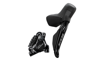 Shimano 105 ST-R7170-R Di2 Shift/Brake Lever - Rear, 12-Speed, Flat Mount, w/ BR-R7170 Hydraulic Disc Brake Caliper