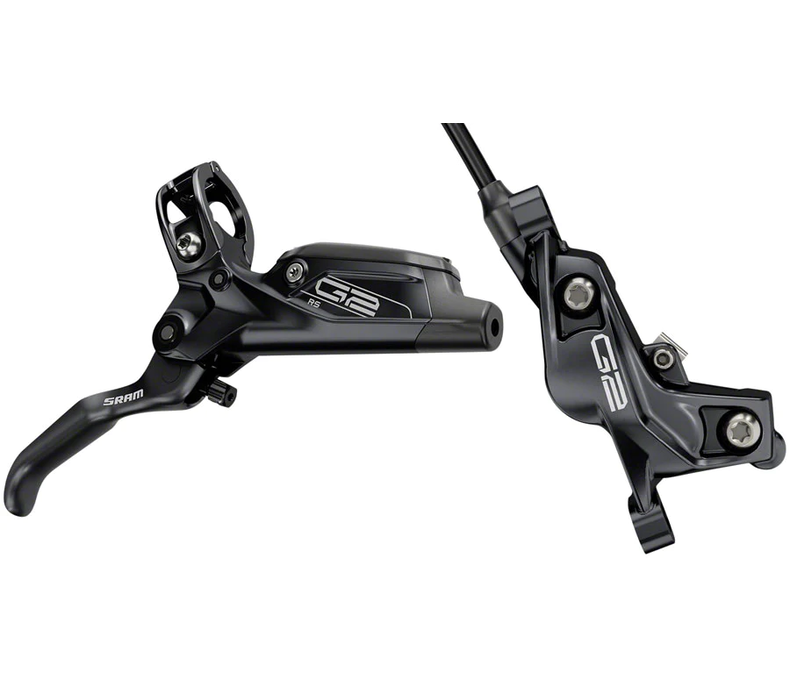 SRAM G2 RS Disc Brake and Lever - Front, Hydraulic, Post Mount, Diffusion Black Anodized, 950mm Hose, A2 (Rotor/Bracket sold separately)
