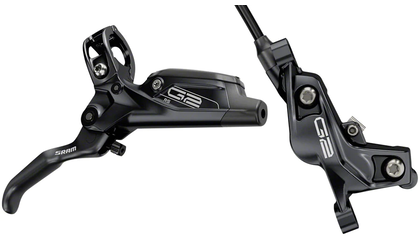 SRAM G2 RS Disc Brake and Lever - Front, Hydraulic, Post Mount, Diffusion Black Anodized, 950mm Hose, A2 (Rotor/Bracket sold separately)