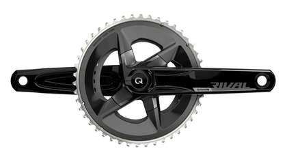 SRAM Rival AXS Crankset with Quarq Power Meter - 172.5mm, 12-Speed, 46/33t Yaw, 107 BCD, DUB Spindle Interface, Black, D1