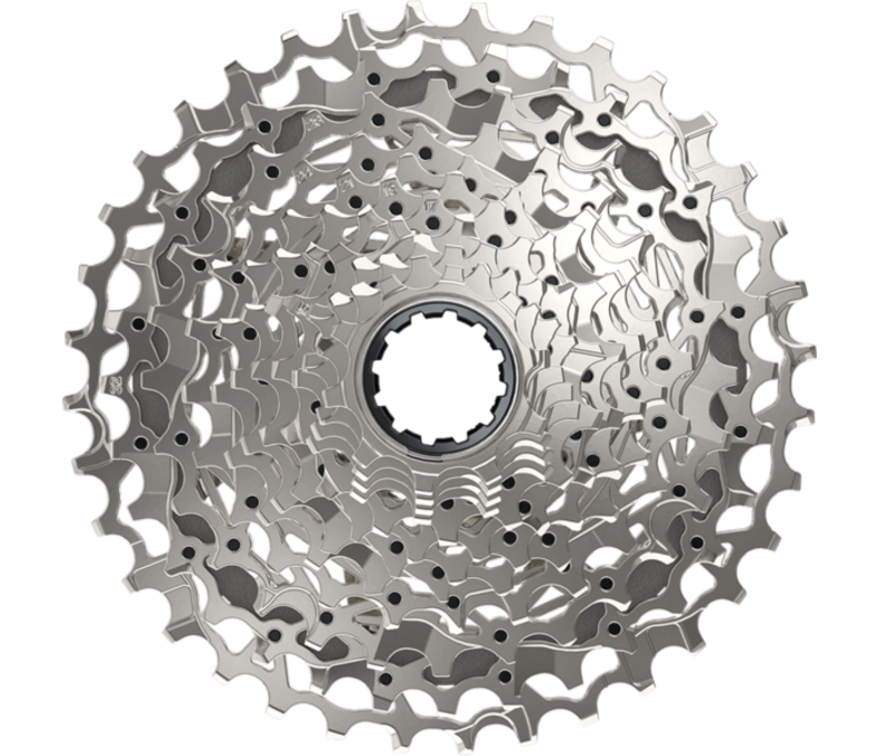 SRAM Rival AXS XG-1250 Cassette - 12-Speed, 10-36t, Silver, For XDR Driver Body, D1