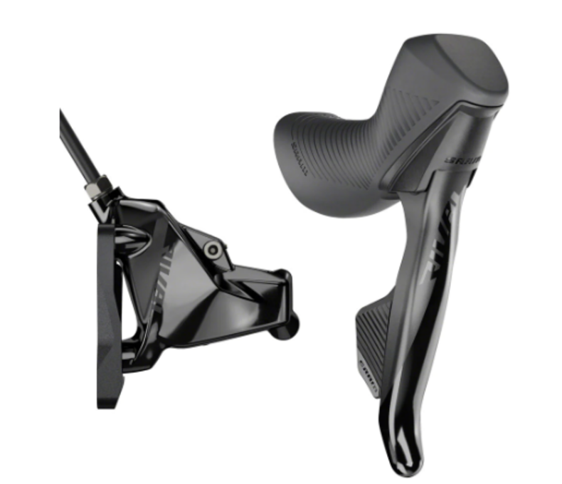 SRAM Rival eTap AXS HRD Shift/Brake Lever and Hydraulic Disc Caliper - Right/Rear, Flat Mount 20mm Offset, 1800mm Hose,